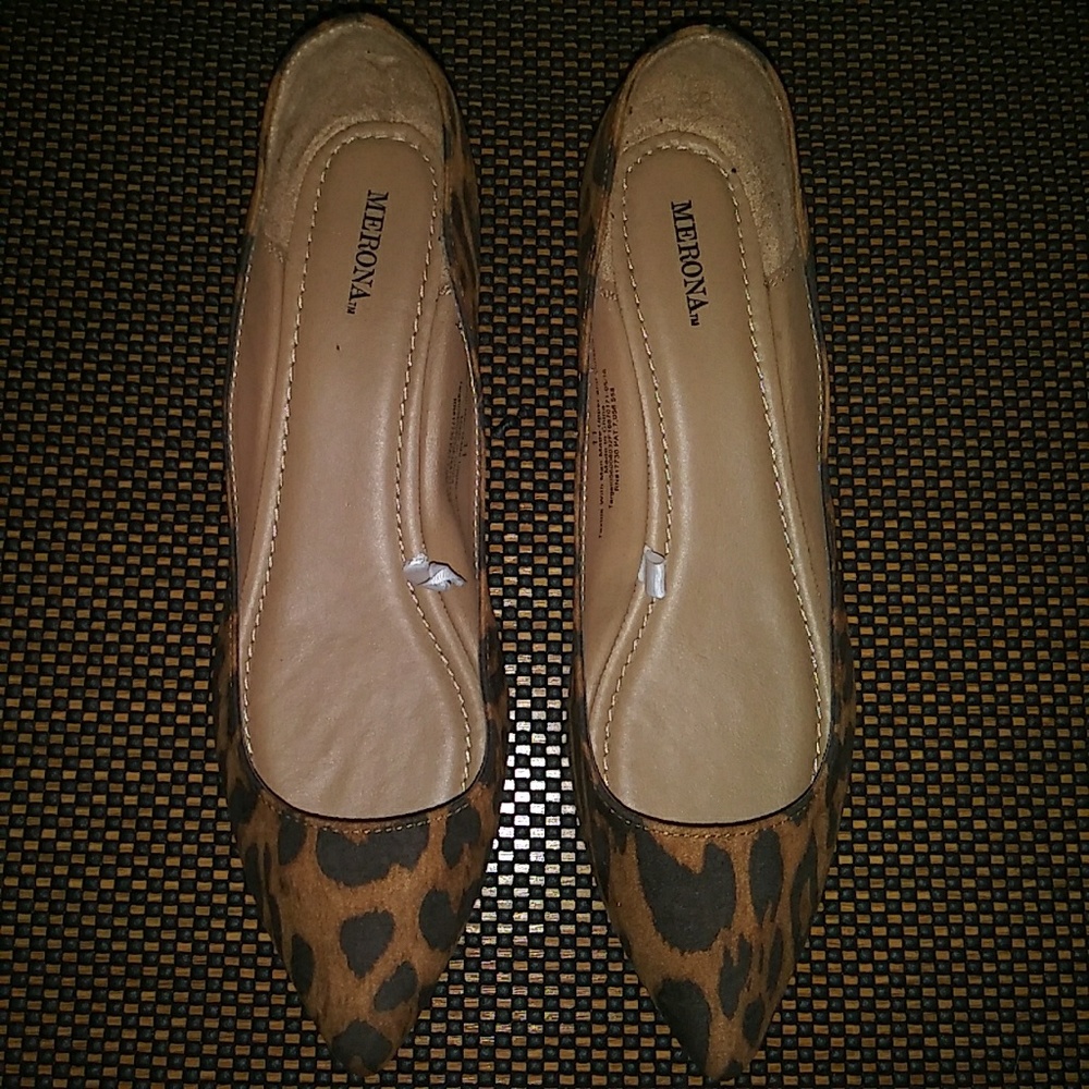 Leopard Print Flats